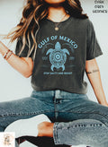 Gulf of Mexico Turtle Shirt Stay Salty and Resist Tee Retro Beach Shirt Florida Texas Coastal Tee Subtle Political Graphic Tee Graphic Tee – Aesthetic Look · Perfect For Daily Wear