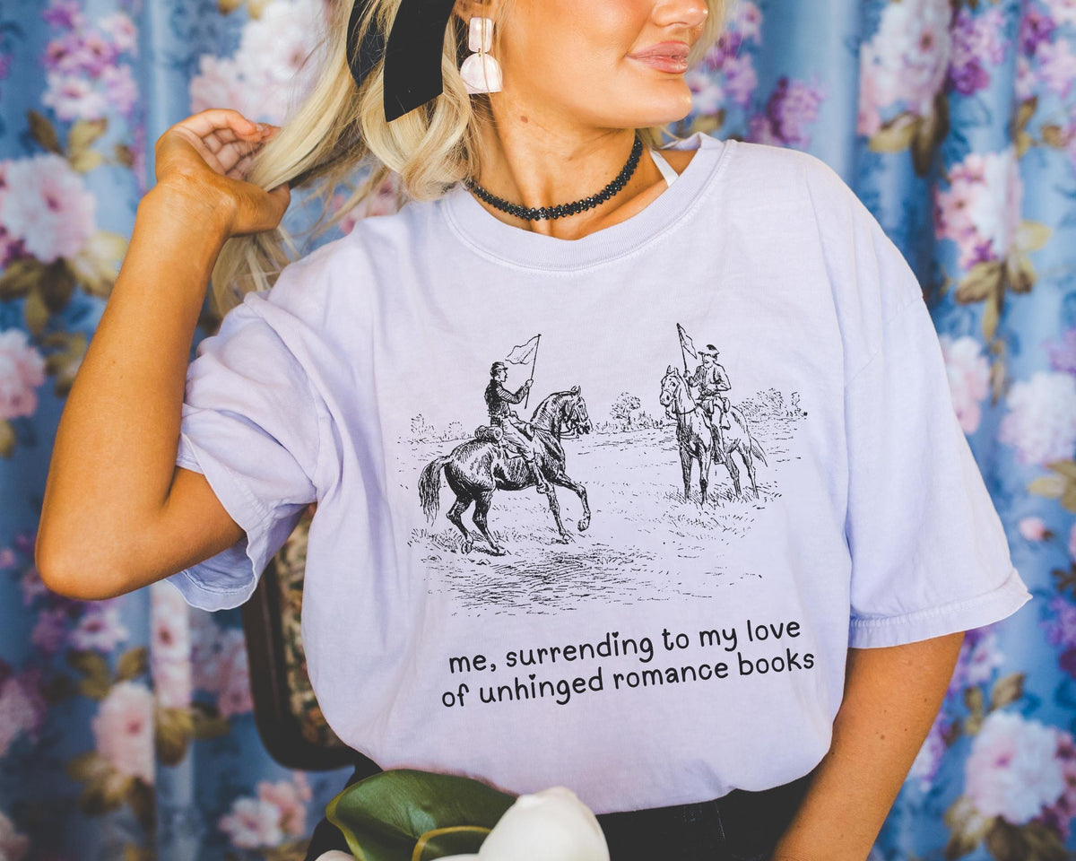 Funny Romance Reader Tee Shirt for Bookworm Who Loves Dark Romance or Spicy Books Unhinged Funny Saying TShirt for Book Lover39s Birthday Graphic Tee – Everyday Comfort · Trending Graphic Apparel