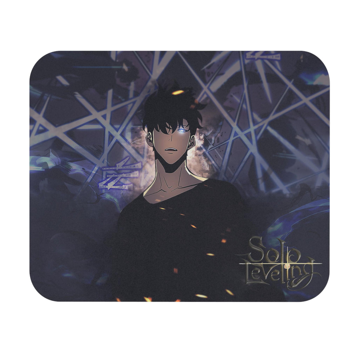 Sung JinWoo Mouse Pad Solo Leveling Mouse Pad Gamer Mouse Mat Rectangle Mouse Pad Sung Jinwoo PC Accessories Gift for Gamers Graphic Tee – Soft Feel · High-Quality Print