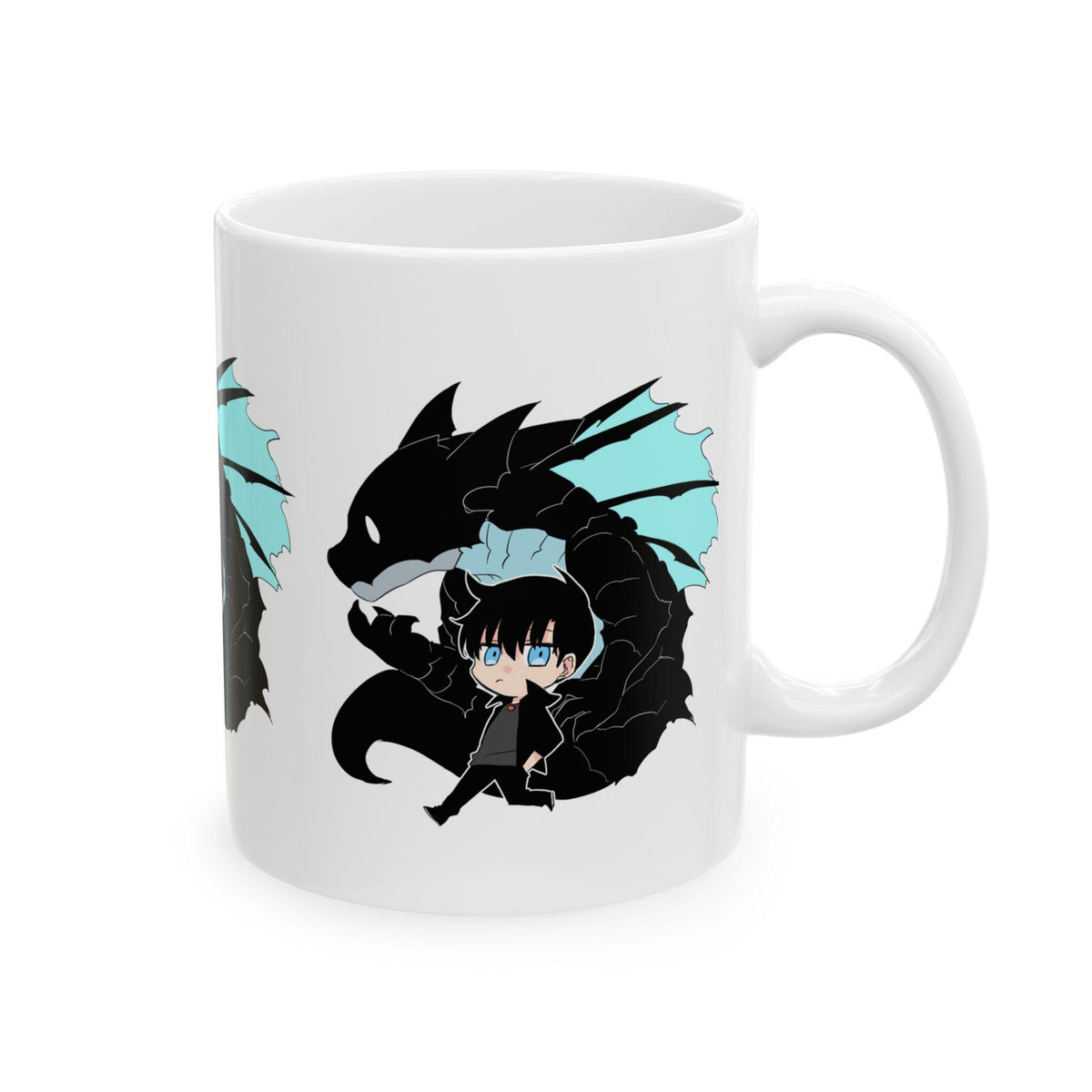 Sung Jinwoo Ceramic Mug Solo Leveling Coffee Cup Gifts for Gamers Anime Mug 11oz 15oz Sizes Graphic Tee – Feel-Good Design · High-Quality Print
