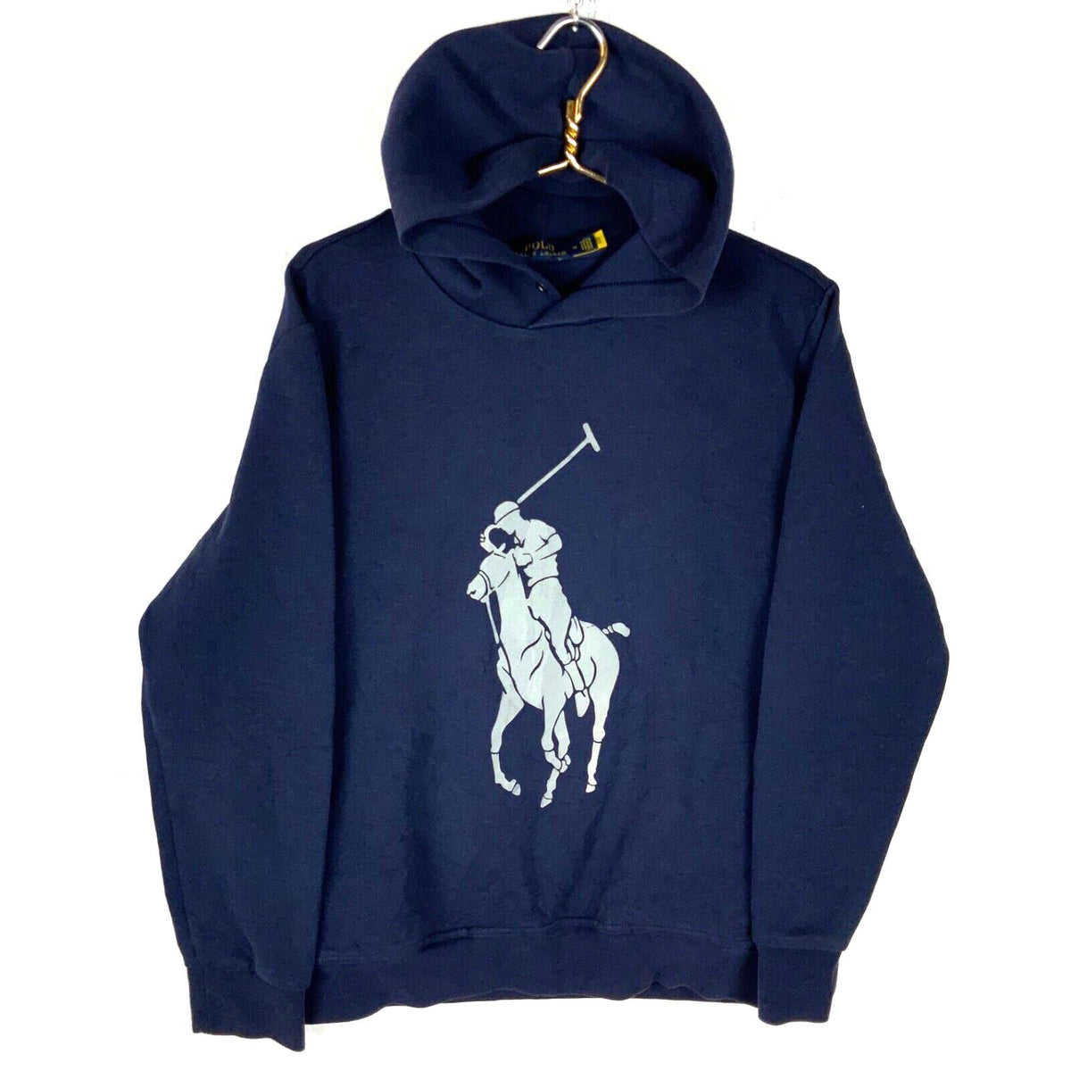 Polo Ralph Lauren Sweatshirt Hoodie Size Medium Blue Big Pony Hoodie – Cozy Vibes · Trending Graphic Apparel