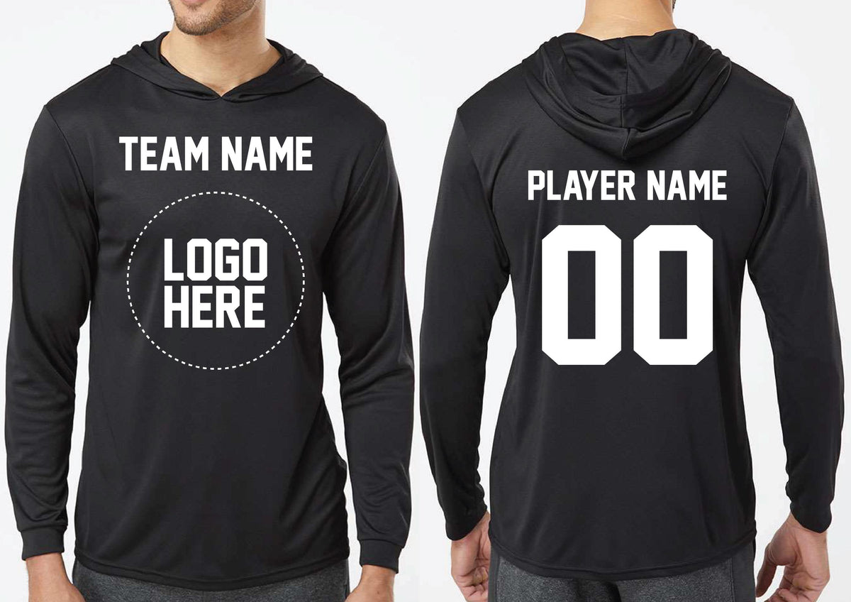 Hooded Long Sleeve PerformanceT Shirt Team Fun Shirt Custom Performance Hoodie Sports Hoodie Lightweight Hoodie Quick Dry Hoodie Hoodie – Premium Graphic · Perfect For Daily Wear