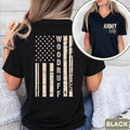 Custom Military V neck Shirt for Women Graphic Tee – Premium Graphic · Great Gift For Fans