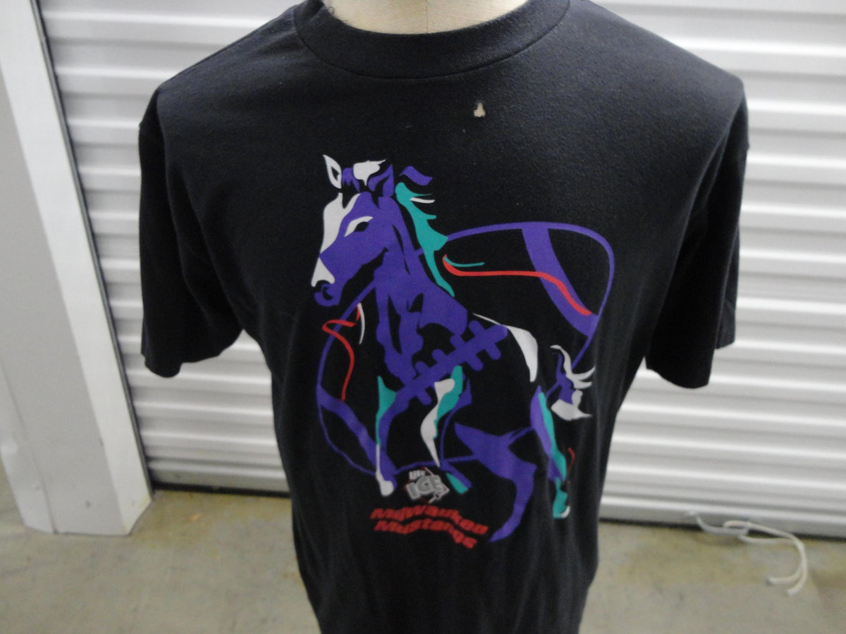 Vintage 9039s Milwaukee Mustangs Arena Football Miller Ice Beer Promo T Shirt L Graphic Tee – Fan Favorite · Top Pick For Any Outfit