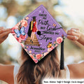 Custom Personalized Graduation Cap Topper I Choose My Path God Ordered My Steps Christian Cap Decoration For Her Religious Gift For Women Graphic Tee – Premium Graphic · Top Pick For Any Outfit