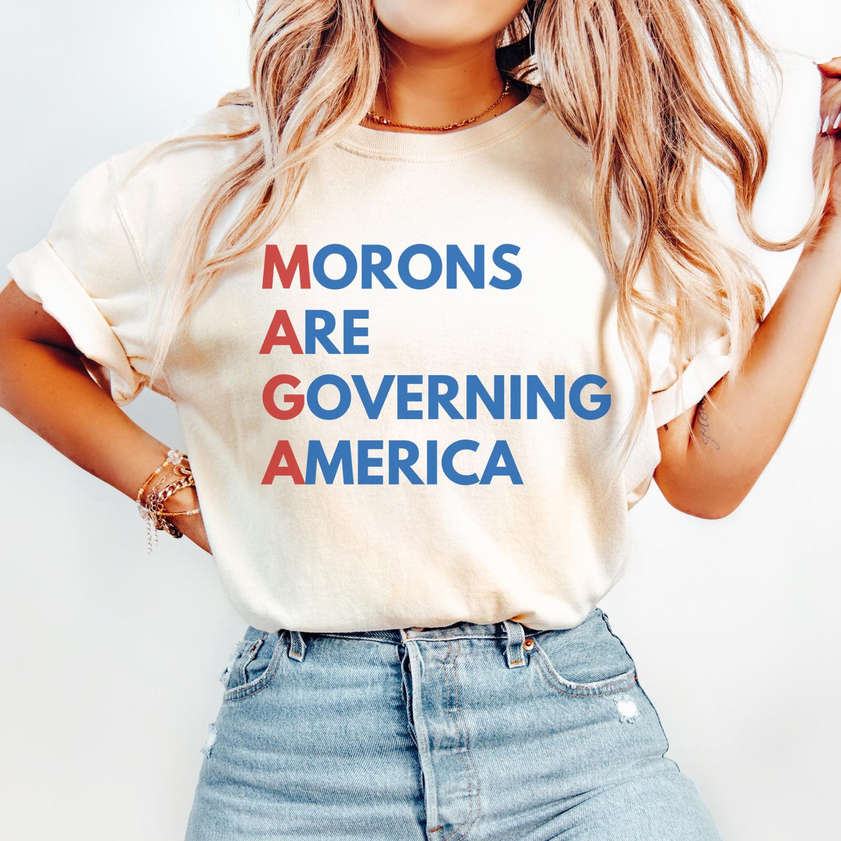 Maga Morons Anti Fascism Liberal Shirt Anti Maga Fuck Donald Trump Democrat Shirt Anti Trump Shirt Graphic Tee – Bold Style · Must-Have Style
