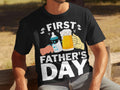 First Fathers Day Gift for Dad Mens T Shirt for Fathers Day Dad T Shirt First Time Dad Gift Funny Fathers Day Shirt Graphic Tee – Premium Graphic · Great Gift For Fans