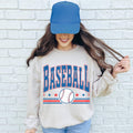 Retro Baseball Sweatshirt Baseball Mama Sweatshirt Baseball Mom Sweatshirt Baseball Shirt Sweatshirt – Soft Feel · Great Gift For Fans
