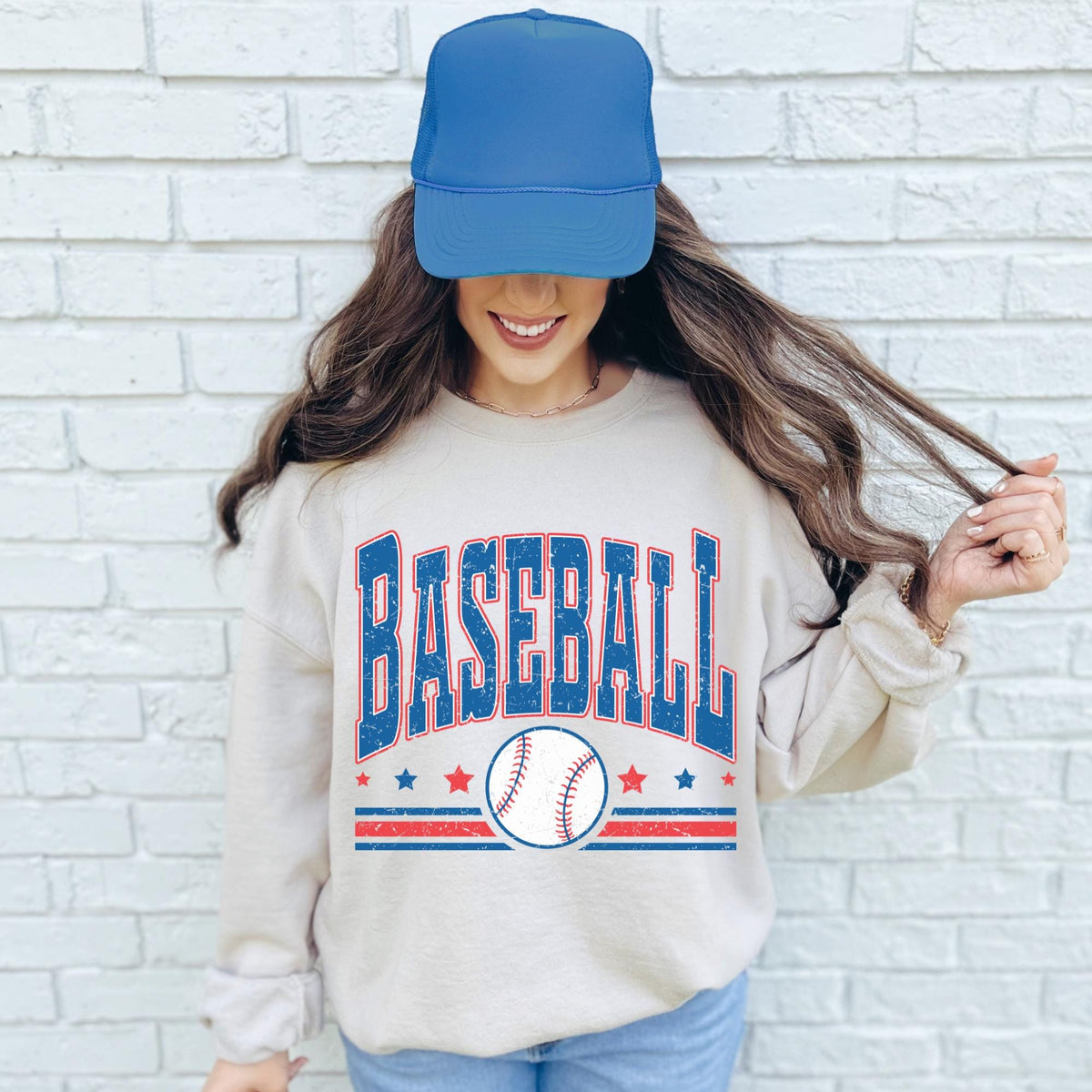 Retro Baseball Sweatshirt Baseball Mama Sweatshirt Baseball Mom Sweatshirt Baseball Shirt Sweatshirt – Soft Feel · Great Gift For Fans