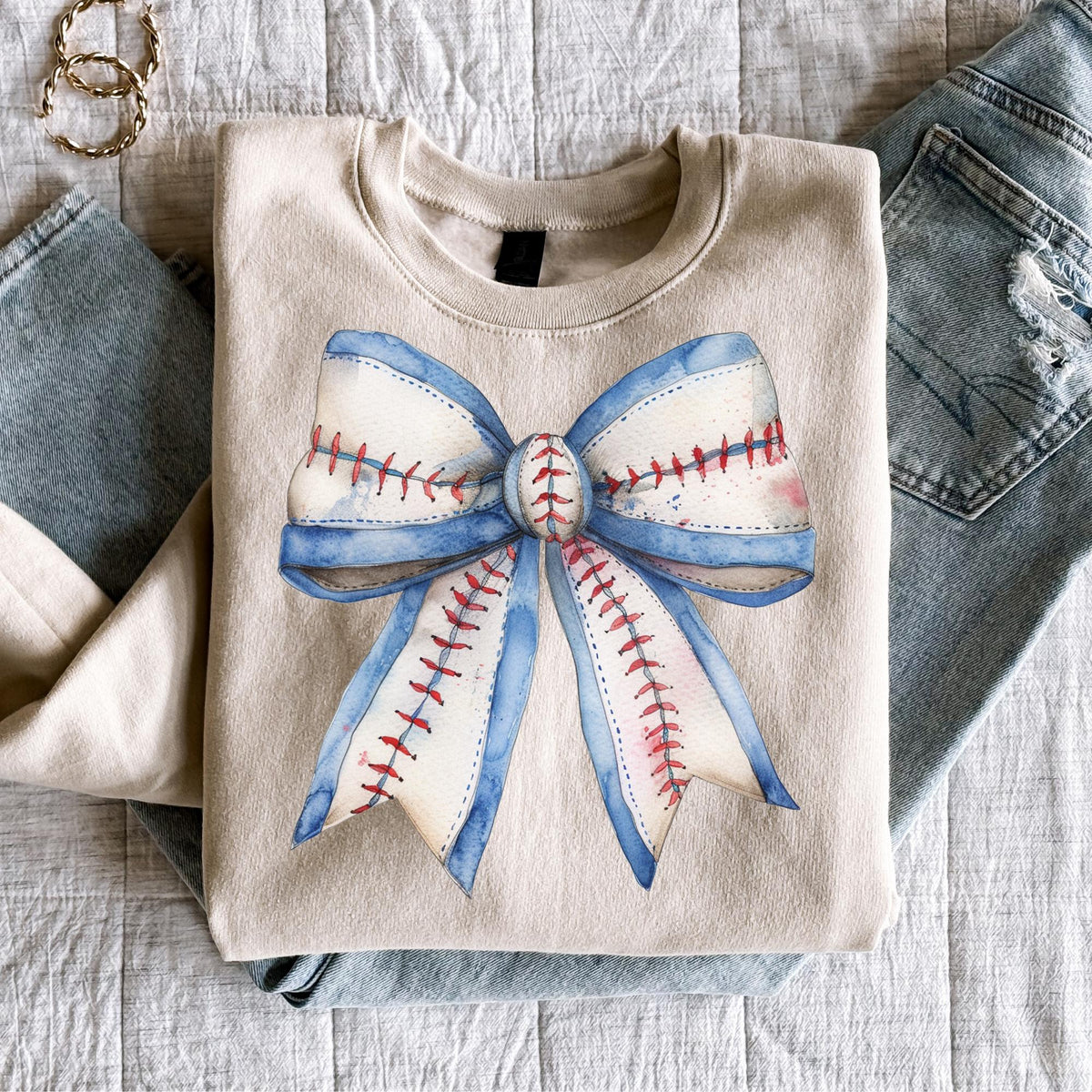 Baseball Bow Shirt Baseball Coquette Soft Girl Baseball Baseball Mama Sweatshirt Baseball Mom Sweatshirt Baseball Shirt Sweatshirt – Feel-Good Design · High-Quality Print