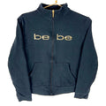 BeBe Rhinestone Women39s Sweatshirt Large Black Full Zip Y2k Sweatshirt – Easygoing Wear · Perfect For Daily Wear
