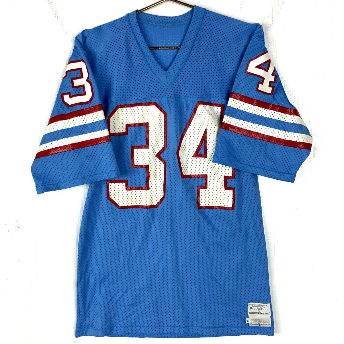 Vintage Earl Campbell Houston Oilers Football Jersey Medium Sand Knit Made Usa Jersey – Easygoing Wear · Perfect For Daily Wear