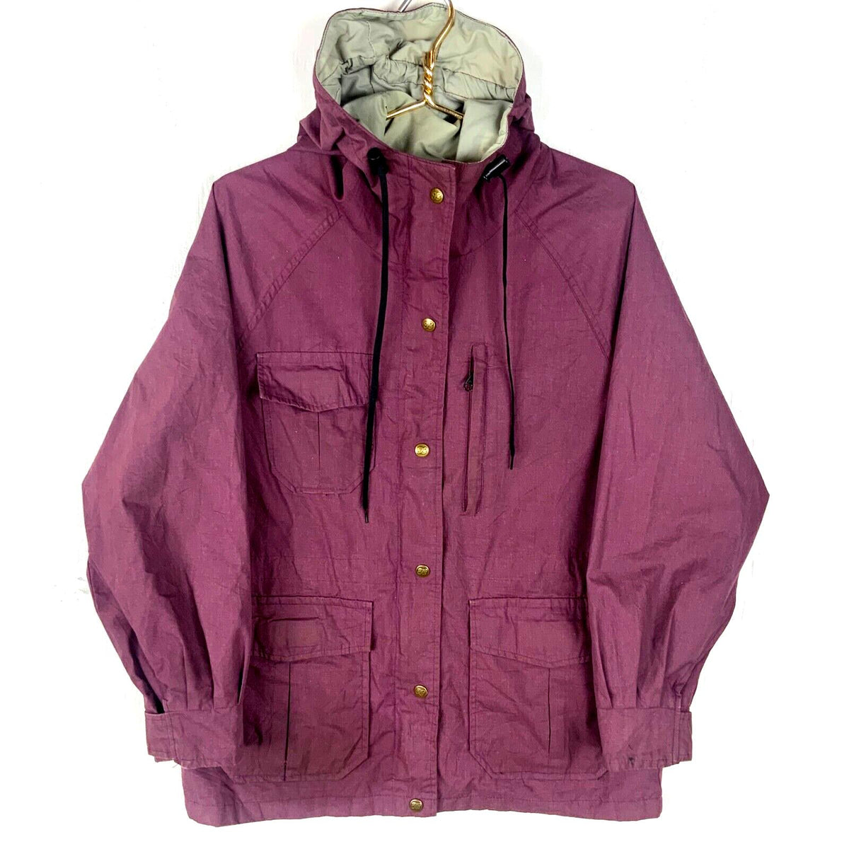 Vintage Eddie Bauer Womens Windbreaker Jacket Medium Purple Full Zip 90s Graphic Tee – Cozy Vibes · Trending Graphic Apparel