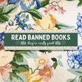 Read Banned Books Bumper Sticker for Librarian or Book Lover They39re Really Good Cute Floral Sticker for New Driver Who Loves Reading Graphic Tee – Aesthetic Look · Trending Graphic Apparel