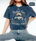 National Parks Save Unisex Tshirt GarmentDyed Tee Comfort Colors Shirt Nature Lover Gift Outdoor Enthusiast Apparel Graphic Tee – Soft Feel · Top Pick For Any Outfit
