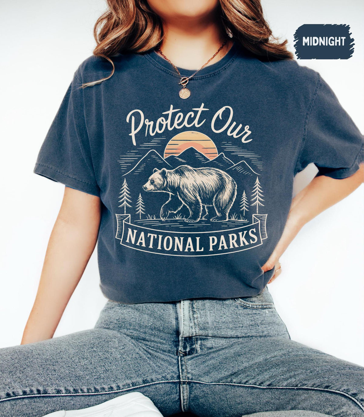 National Parks Save Unisex Tshirt GarmentDyed Tee Comfort Colors Shirt Nature Lover Gift Outdoor Enthusiast Apparel Graphic Tee – Soft Feel · Top Pick For Any Outfit