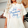 Let Freedom Ring Shirt July 4th TShirt Usa Patriotic Tee 4th of July Party TShirt Trendy Usa Celebration Shirt Graphic Tee – Aesthetic Look · High-Quality Print