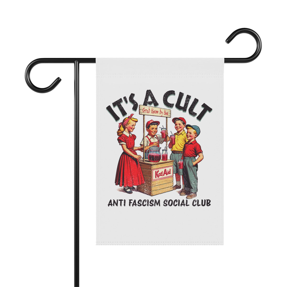 You39re In A Cult Anti Maga Sign Anti Maga Flag Anti Trump Flag Fuck Trump Flag Anti Fascism Yard Flag Graphic Tee – Easygoing Wear · Great Gift For Fans