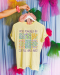 Mother39s Day Coffee Lover TShirt for New Mama Who Loves Coffee and Flowers Powered by Coffee and Hugs Cute Present for Pregnant Sister Graphic Tee – Bold Style · Great Gift For Fans