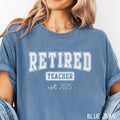 2025 Teacher Retirement Shirt School39s Out Forever 2025 Retired Teacher Gift For Woman Teacher Teacher Retirement Gifts For Women Graphic Tee – Feel-Good Design · High-Quality Print