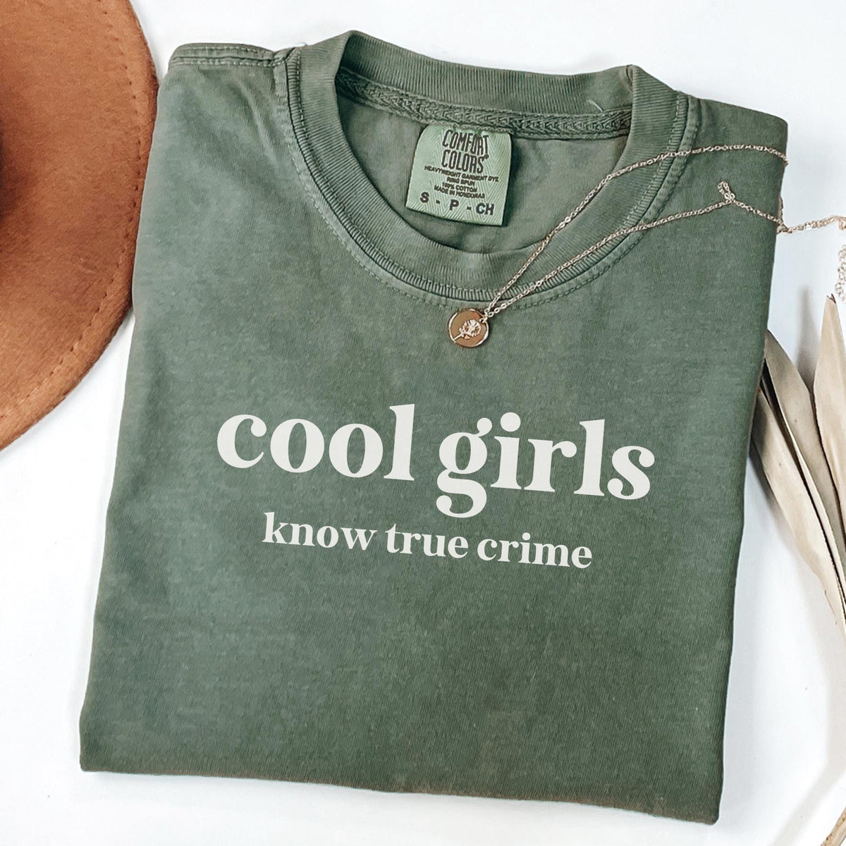 True Crime History Tee Shirt Cool Girls Know True Crime Funny Saying Shirt for Sister or Friend Who Loves Spooky History or Documentaries Graphic Tee – Soft Feel · Must-Have Style