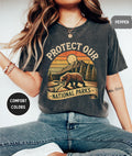 Retro Protect our National Parks Tshirt Vintage National Parks Shirt Nature Lover Gift EcoFriendly Tee Outdoor Adventure Clothing Graphic Tee – Bold Style · Great Gift For Fans