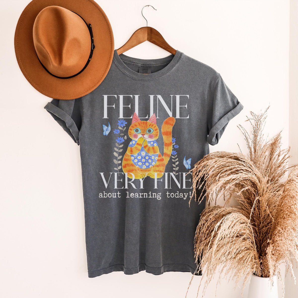 Funny Teacher TShirt for Cat Mom or Cat Dad Silly 90s or 2000s Aesthetic Cat Lover Tee Shirt for Third Grade Teacher High School Teacher Graphic Tee – Aesthetic Look · High-Quality Print