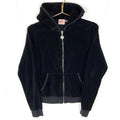 Juicy Couture Velour Women39s Sweatshirt Hoodie XL Black Full Zip Y2k Hoodie – Warm & Stylish · Top Pick For Any Outfit