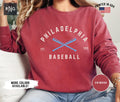 Philadelphia Baseball Fan Sweatshirt Retro Philly Baseball Sweatshirt Philadelphia Baseball Sweatshirt Philly Gameday Sports Fan Apparel Sweatshirt – Premium Graphic · Must-Have Style