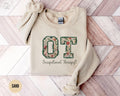 Occupational Therapy Sweatshirt Floral Occupational Therapist Sweater OT Gifts Future OT Therapist Graduation Gift OTA Crewneck Cota Gift Sweatshirt – Warm & Stylish · Top Pick For Any Outfit
