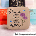 She Is Mom Personalized Travel Jewelry Box Christian Gift Strong Fearless Warm Loving Patient Selfless Mom Mama Gift Mother39s Day Gift Graphic Tee – Fan Favorite · Top Pick For Any Outfit