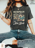Suspect Claims Shes Broke But Has Money for New Books Shirt Funny Bookworm Tee Retro Reader Shirt Always Money for Books T Shirt Graphic Tee – Feel-Good Design · Perfect For Daily Wear