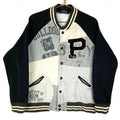 Vintage Polo Ralph Lauren Varsity Sweatshirt Large Gray Snap Button Bulldog P67 Sweatshirt – Easygoing Wear · Trending Graphic Apparel