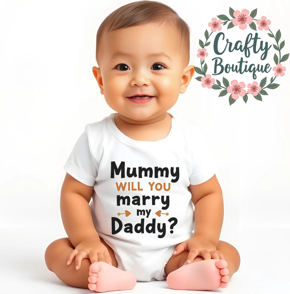 Will You Marry Daddy Marry Me Baby Outfit Vest Baby Grow Engagement Ideas Proposal Baby Suit Marry Daddy Printed Ring Top 1135 Graphic Tee – Feel-Good Design · Great Gift For Fans