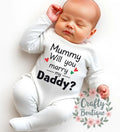Will You Marry Daddy Marry Me Baby Outfit Vest Baby Grow Engagement Ideas Proposal Baby Suit Marry Daddy Printed Ring Top 1137 Graphic Tee – Fan Favorite · High-Quality Print