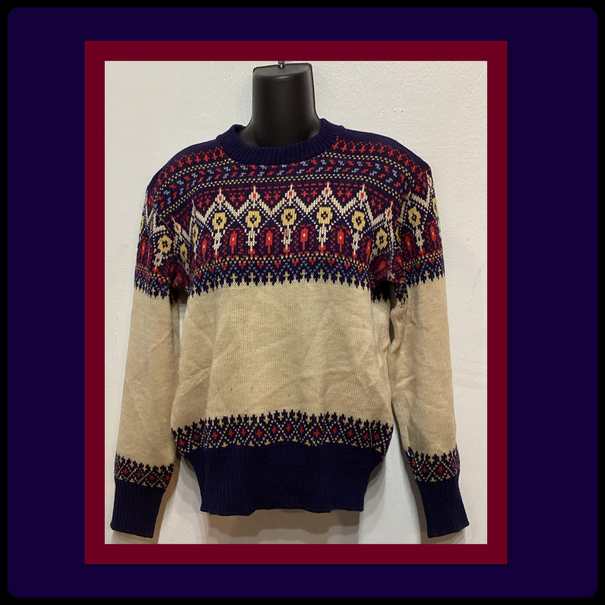 WV009 Vintage 195039s wool skier sweater by Paul Mage Size 40 Graphic Tee – Feel-Good Design · Must-Have Style