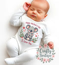 First Mother39s Day Mothers Day Gift Idea Newborn Baby Grow 1st Mother Day Baby Shower I Love Mum Sleepsuit Mum Baby Tee Bib 1142 Graphic Tee – Everyday Comfort · Trending Graphic Apparel