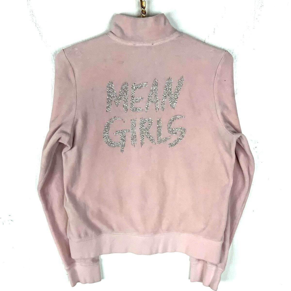 Juicy Couture Velour Women39s Sweatshirt Large Pink Full Zip Mean Girls Y2K Sweatshirt – Feel-Good Design · Top Pick For Any Outfit