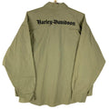 Harley Davidson Shirt Size XL Beige Long Sleeve Snap Button Y2K Graphic Tee – Easygoing Wear · Top Pick For Any Outfit