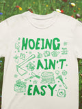 Hoeing Ain39t Easy Funny Gardening Tee Shirt for Mom Who Loves Gardening Cute Garden Lover TShirt with Stars Boho Y2K 90s Doodle Flowers Graphic Tee – Warm & Stylish · High-Quality Print