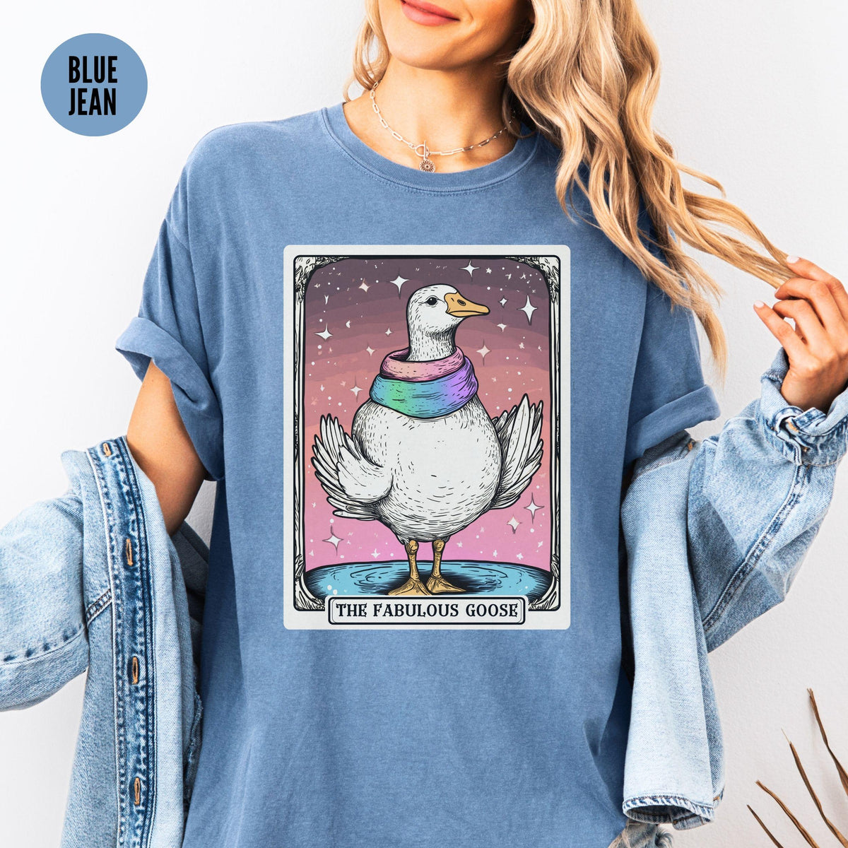 Silly Goose Gay Pride Shirt LGBTQ Tarot Card Tshirt Funny Queer Gift Rainbow Gay TShirt Gay Lesbian Trans Ally Tee Graphic Tee – Aesthetic Look · High-Quality Print