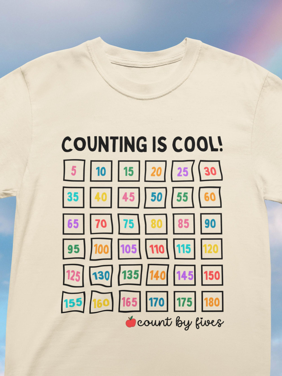 Kindergarten Teacher Tee Shirt Counting is Cool Counting by Fives Teacher TShirt for First Grade Crew Cute Teaching Assistant TShirt Graphic Tee – Premium Graphic · Top Pick For Any Outfit