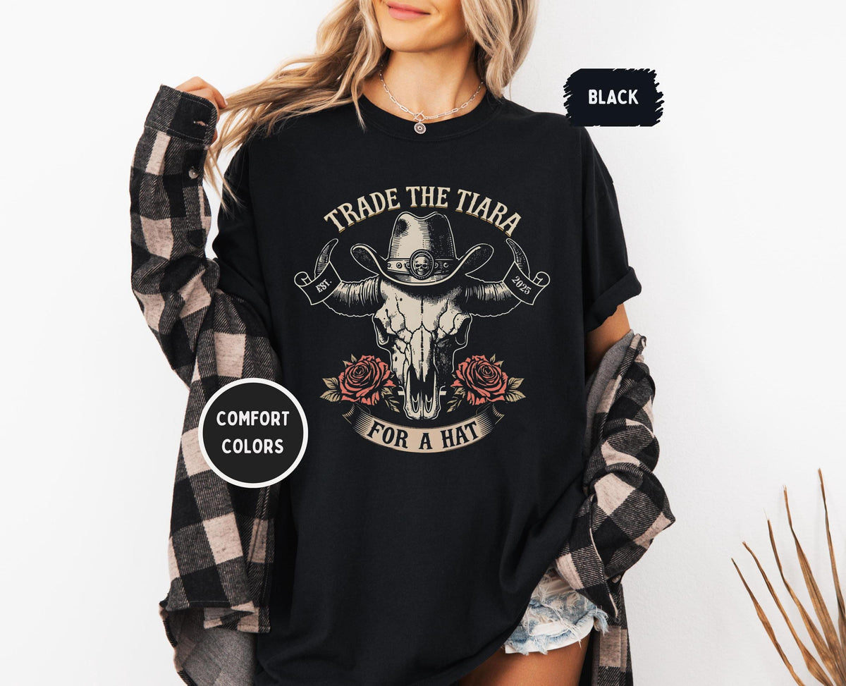 Boho Cowboy Tshirt Western Cowgirl Rodeo Tee Vintage Style Country Shirt Soft Cotton Top Gift for Her Graphic Tee – Fan Favorite · Trending Graphic Apparel