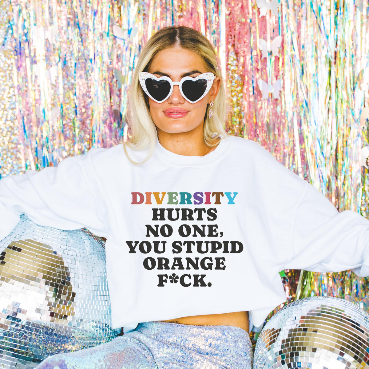 Diversity Sweatshirt Fuck The Patriarchy Oligarchy Resistance Anti Fascist Capitalism Protest Clothing Top Trending Shirts That Go Hard Sweatshirt – Warm & Stylish · Must-Have Style