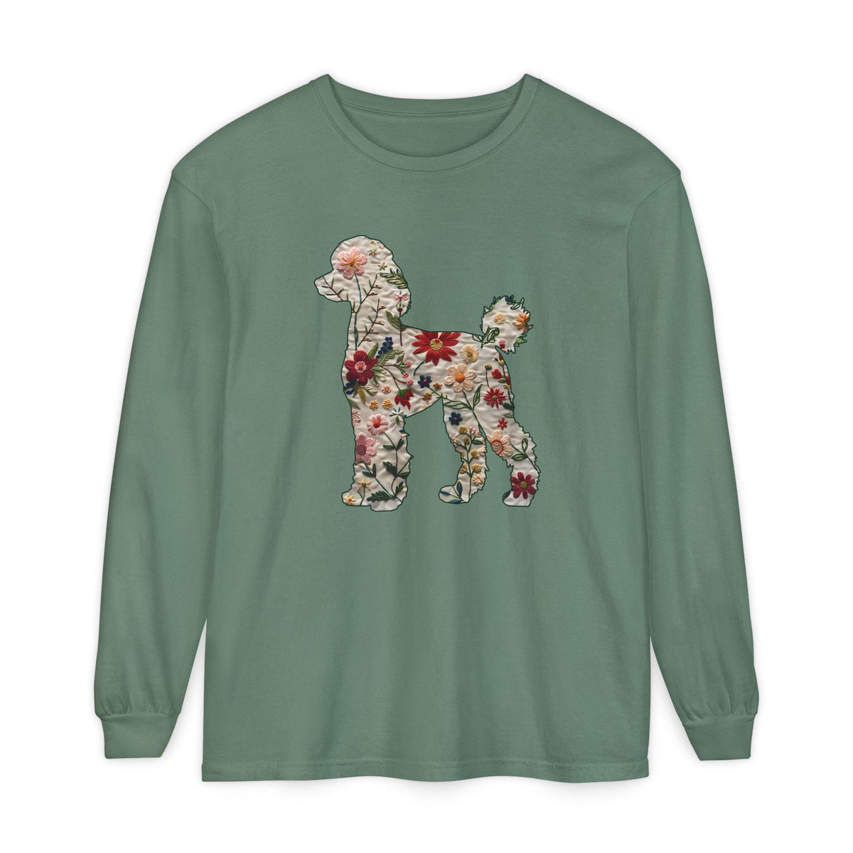 Comfort Colors Poodle Mom Long Sleeve Shirt Floral Dog Mom Gift Cute Dog Mom Tee Wildflower Poodle Lover Dog Mothers Day Tshirt Graphic Tee – Fan Favorite · Must-Have Style