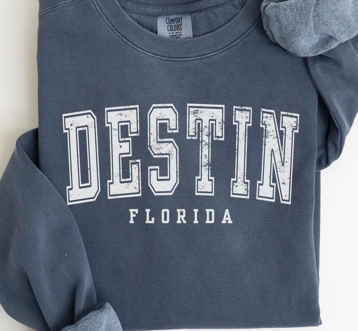 Destin Florida Beach Crewneck Sweatshirt Gift Sweatshirt – Everyday Comfort · Trending Graphic Apparel