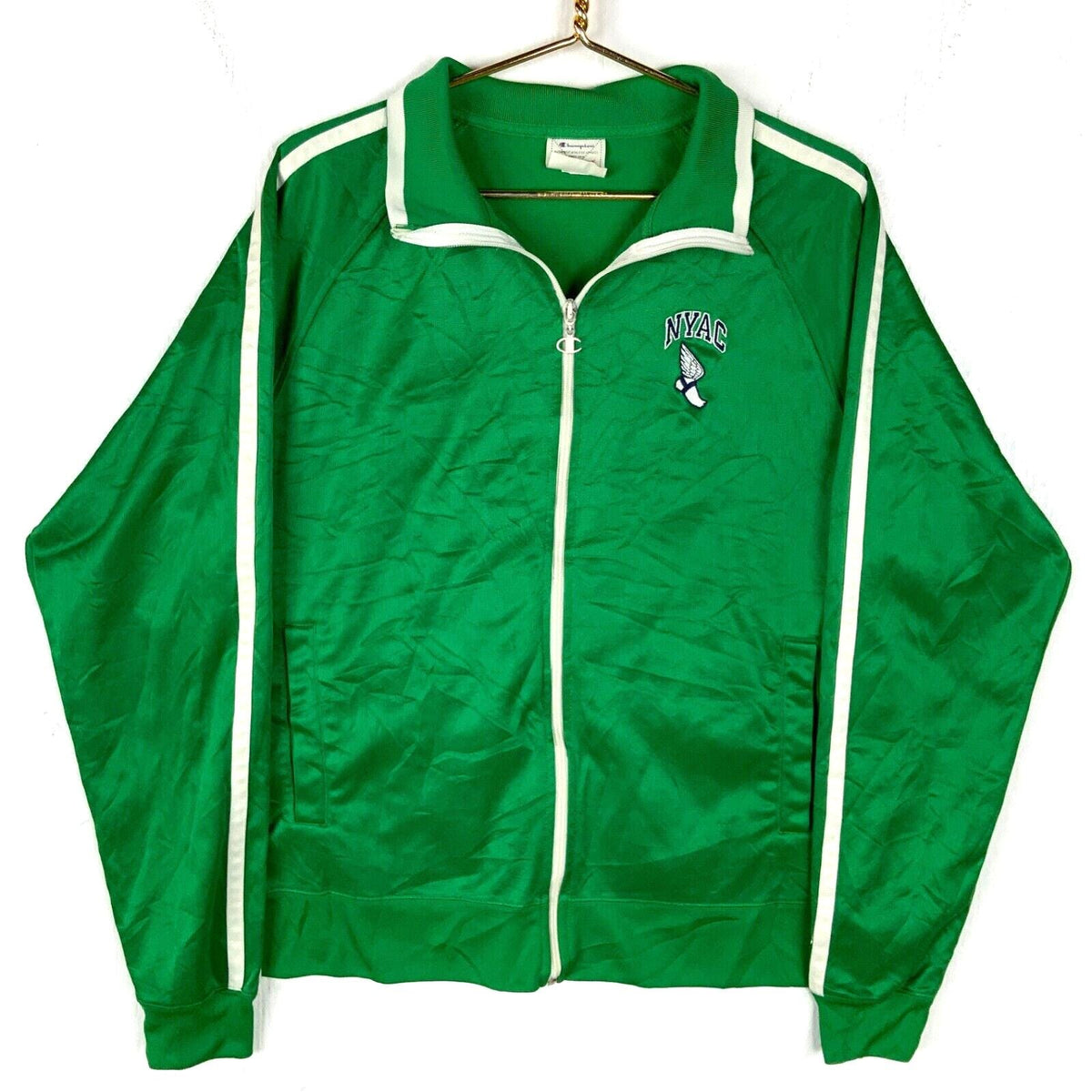 Champion Track Jacket Size XL Green Full Zip New York Athletic Club Graphic Tee – Cozy Vibes · Top Pick For Any Outfit