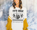 Last Day of School Fifth Grade Teacher Tee This Year Rocked Rocker Skeleton Shirt Fifth Grade Crew Teaching Assistant Class Dismissed Graphic Tee – Bold Style · Trending Graphic Apparel