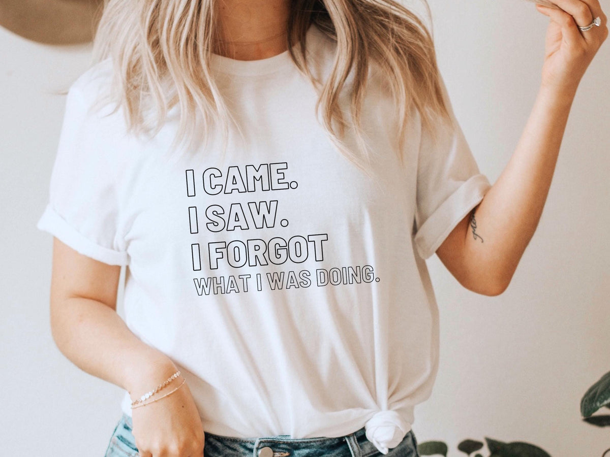 ADHD Humor Tee Shirt Cute Unisex Graphic Tee for ADHD Awareness Neurodivergent Mental Health Humor Cute Gift T Shirt for Girlfriend Graphic Tee – Everyday Comfort · High-Quality Print