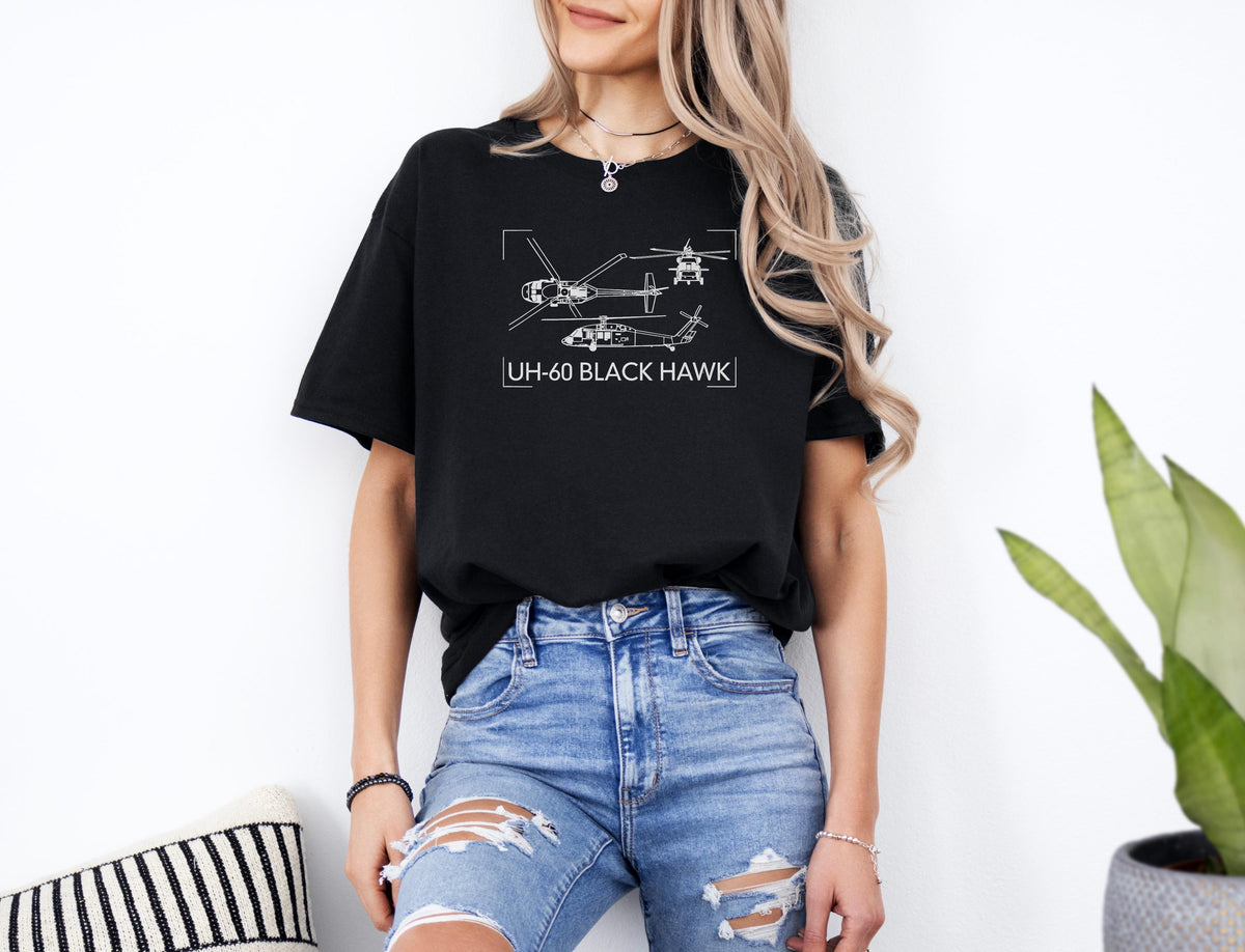 UH 60 Black Hawk Shirt Military Helicopter Tee Army Aviation TShirt Pilot Gift Veteran Military Apparel Aviation Fan Gift Pilots Day Graphic Tee – Everyday Comfort · Must-Have Style